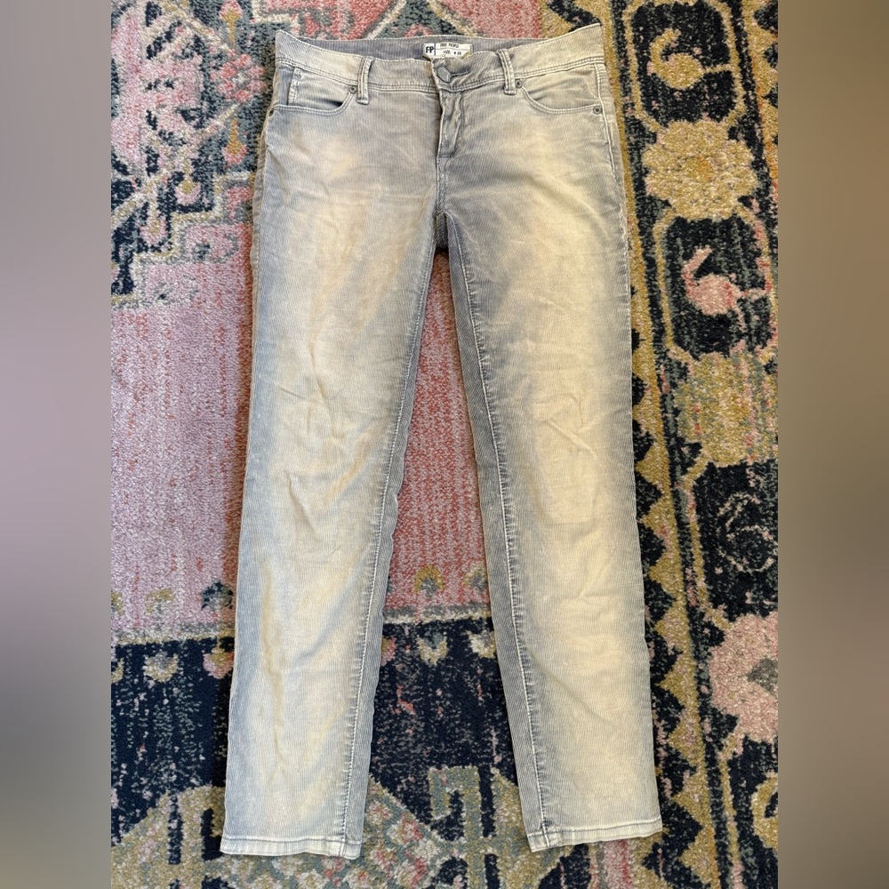 Free people acid washed corduroy jeans